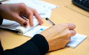Secretary Hand Signature Administration Cheques