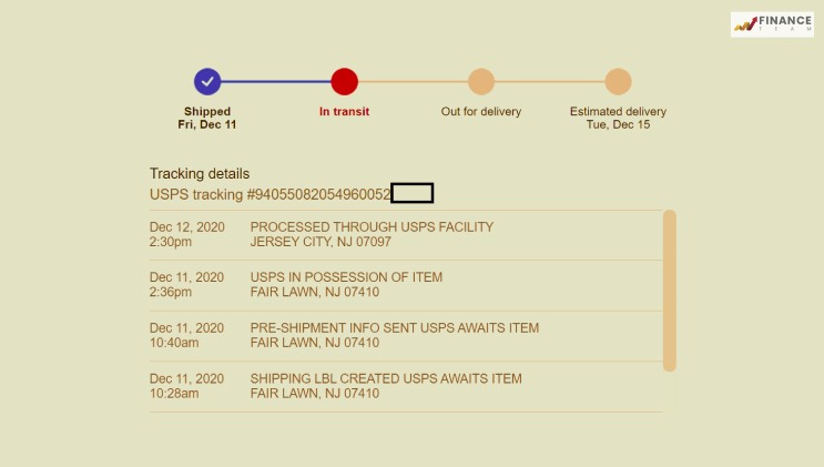 How To Track My Item When “Departed Shipping Partner Facility USPS Awaiting Item” Alert Is Shown?