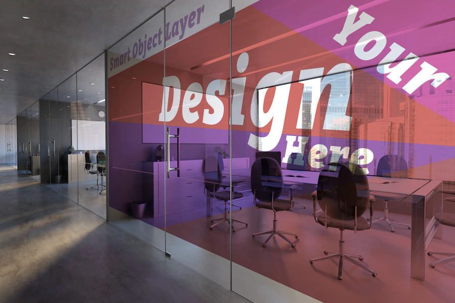 Using Interior Wall Vinyl For Branding An Office