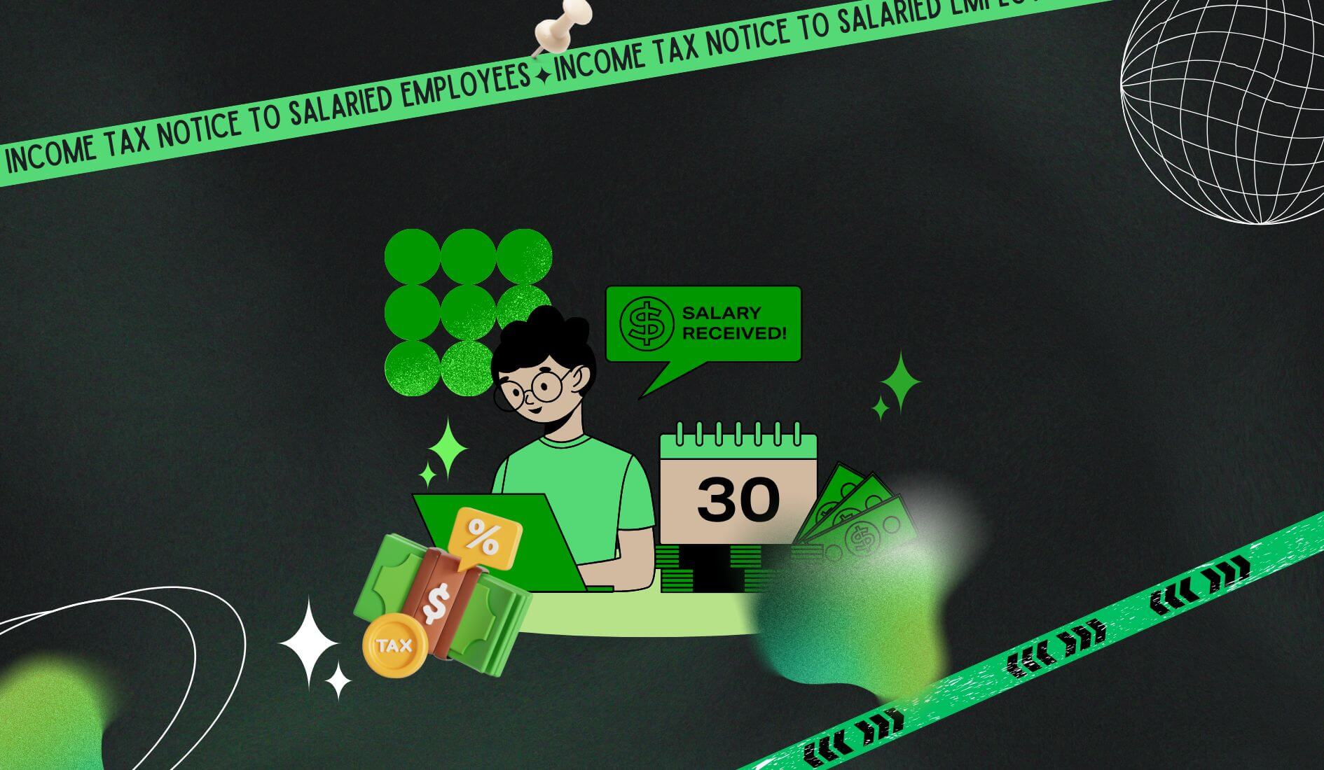 income tax notice to salaried employees