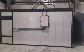 What is the purpose of a power coating oven