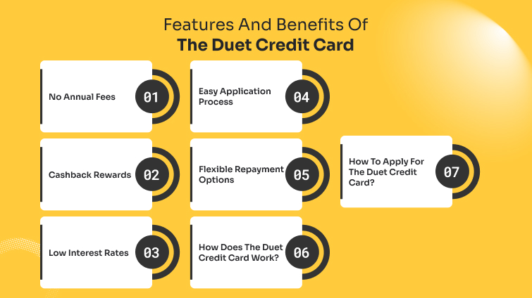 Features And Benefits Of The Duet Credit Card