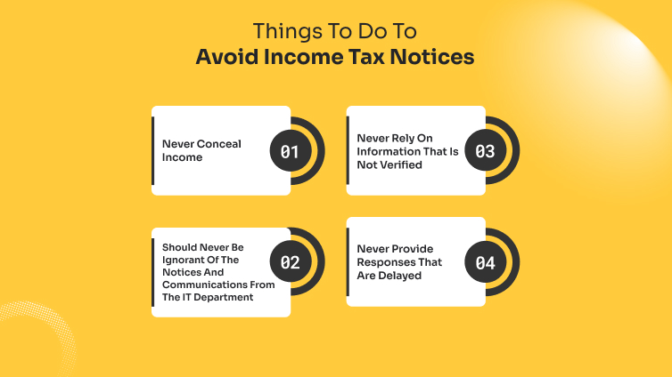 Things To Do To Avoid Income Tax Notices