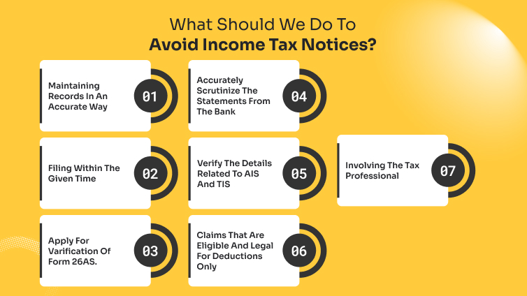 What Should We Do To Avoid Income Tax Notices