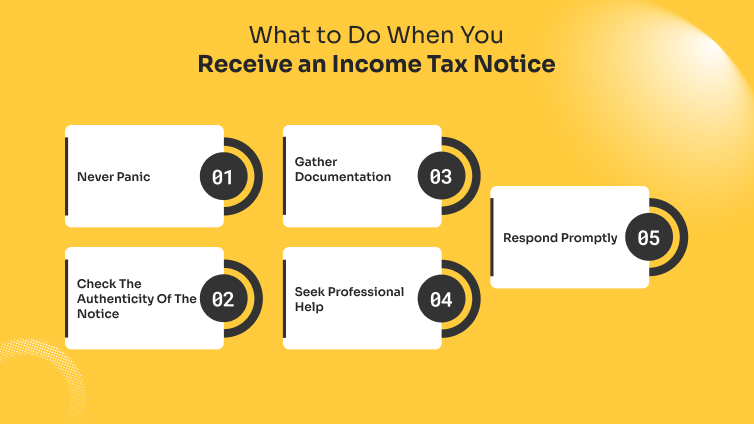 What to Do When You Receive an Income Tax Notice