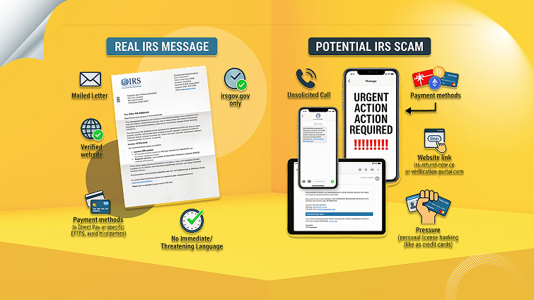 How To Tell a Real IRS Message From a Scam