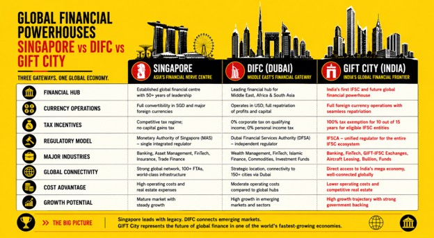 How Does GIFT City Compare To Singapore?